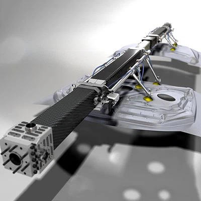 2-carbon-fiber Robotic Crossbar